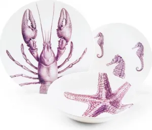 Набор столовых приборов из 3 предметов Faune & Flore, керамика, цветная Excelsa