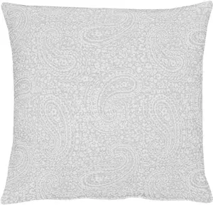 APELT декоративная подушка "7907 Uni Paisley", чехол с наполнителем, 1 шт 39х39 см, серый