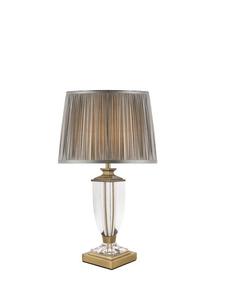 Настольная лампа Carson Petite Crystal, латунь Laura Ashley, Brass