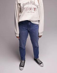 Синие джинсы Topshop Mom