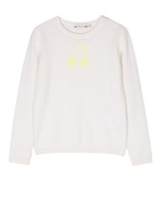 Bonpoint топ Brunelle с принтом, нейтральный цвет