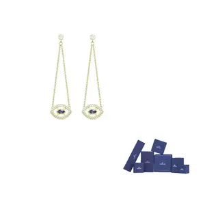 Серьги с золотым PVD-покрытием для женщин Swarovski