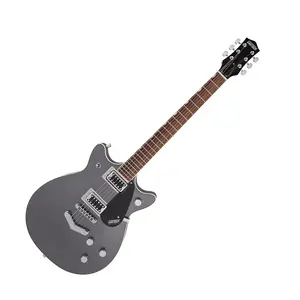 Gretsch Electromatic G5222 Double Jet Лондонский серый двойной вырез с камерным корпусом из красного дерева