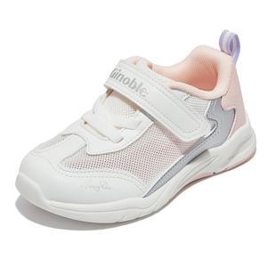 Детская обувь Infant And Toddler GINOBLE, белый/розовый/серебристый