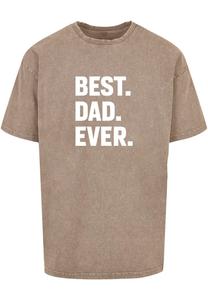 Футболка Merchcode Fathers Day - Best Dad Ever, цвет mottled brown