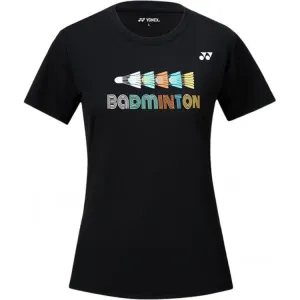 Женская футболка для бадминтона YONEX, черный