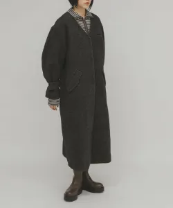 Длинное пальто "Тедди боа" Kbf, цвет Charcoal Gray