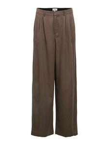 OBJECT Широкие брюки со складками 'OBJTuba' в цвете Chocolate