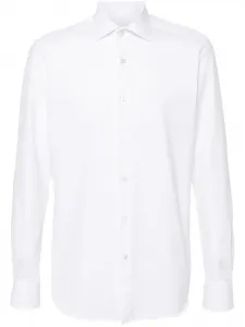 Поплиновая рубашка с длинными рукавами Xacus, белый
