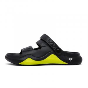 NANJIREN Пляжные сандалии мужские черно-зеленые, цвет Black Green