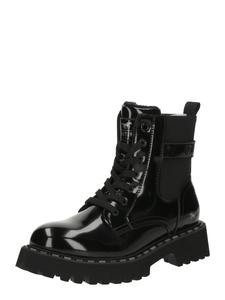 Ботильоны на шнуровке MUSTANG, черный