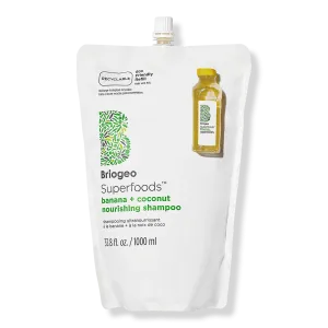 Питательный шампунь Superfoods с бананом и кокосом (сменный блок) Briogeo, 33.8 oz (Refill)