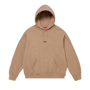 Толстовка Supreme Micro Logo Hooded Sweatshirt 'Light Tan'