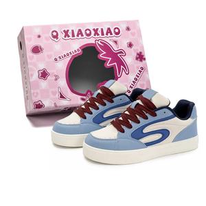 Circle small Скользоустойчивые, износостойкие, легкие, увеличивающие рост низкие скейтерские кроссовки унисекс Sky Blue, цвет Sky Blue