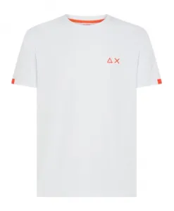 Футболка из хлопкового трикотажа Sun68, белый