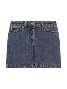 Dolce & Gabbana джинсовая мини-юбка с логотипом, синий