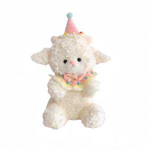 Princess Little Sheep Super Cute Bowknot Dolls Плюшевая кукла высота 22см/32см LALABABY