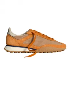 Оранжевые кроссовки с белыми деталями Hoff, оранжевый