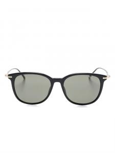 Солнцезащитные очки в квадратной оправе Montblanc, черный