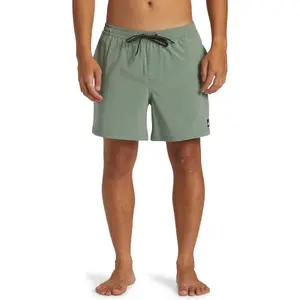 Мужские Surfsilk Solid Volley 16" Quiksilver Плавательные шорты, зеленый