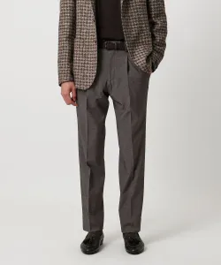 Брюки Mocrody Slim Tapered Side Shiring One-Pleat Slacks COMFORT EASY-MODEL United Arrows, цвет Md.Gray