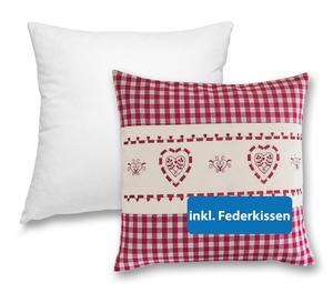 Декоративные подушка wometo, 40x40 см, красный/бежевый