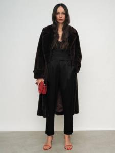 Брюки Celia Satin зауженные Reiss, Black