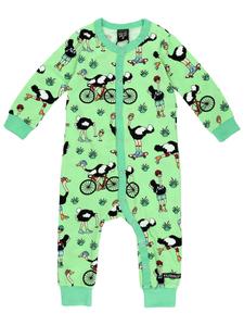 Комбинезон/боди Villervalla, зеленый/светло-зеленый