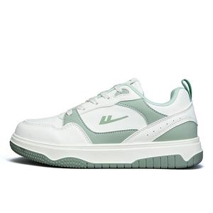 WARRIOR Устойчивые к истиранию дышащие низкие скейтерские туфли для женщин с эффектом увеличения роста - бежево-зеленые, цвет Beige Green