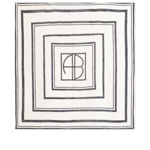 Eliza monogram sarong Anine Bing, айвори & черный monogram