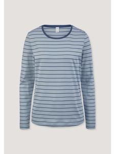 Рубашка для сна из светло-голубого денима Hessnatur