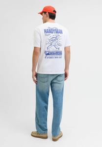 Футболка Jack & Jones Print T-shirt, Bright White/Off-White