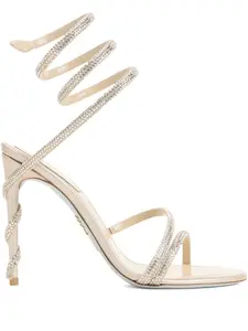 Босоножки на спиральном каблуке René Caovilla, нейтральный