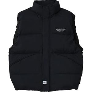 Пуховый жилет унисекс, воротник-стойка, умеренный, другие характеристики Neighborhood, черный
