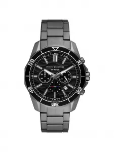 Стальные часы 44 мм Armani Exchange, черный