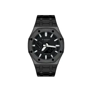 Часы Casio G-Shock Analog-Digital 2100 Series, арт. GA-2100-1A, кованый черный