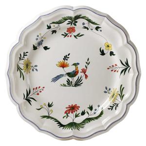 Gien,Oiseaux Paradis Тарелка круглая, глубина 31 см Gien Fayencerie, красочный
