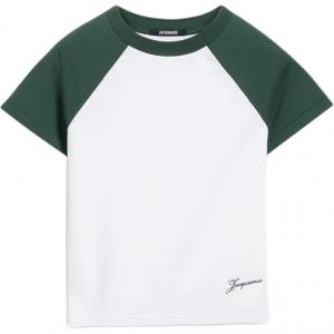 Бейсбольная футболка Jacquemus, мультиколор/зеленый