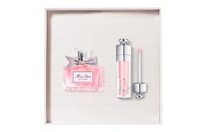 DIOR Dio Lady набор блеска для губ подарочный, лимитированное издание ко Дню святого Валентина, туалетная вода 30мл+#001 Pink