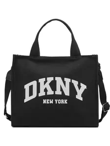 Сумка-тоут с логотипом Dkny, черный