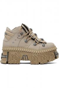Новые кроссовки на платформе Taupe Rock Edition Fire Vetements, бежевый
