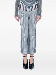 Длинная юбка с драпировкой, облегающая фигуру Jean Paul Gaultier, белый