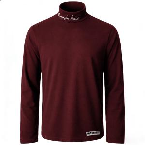 Свитшот Unisex Half Turtleneck Moderate Regular HUANQIU, red