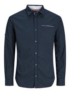 Рубашка Slim Fit на пуговицах JACK & JONES Remy, Night Blue