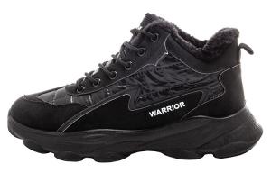 Кроссовки мужские массивные низкие черный/черный Warrior