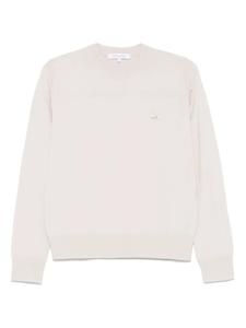 Свитер с нашивкой Baby Fox Maison Kitsuné, нейтральный