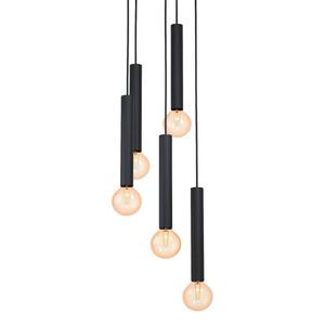 Подвесной светильник Eglo Cortenova III, сталь - 5-пламенная