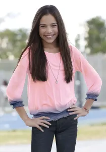 Рубашка KangaROOS с рукавом 3/4, узор тай-дай, синий