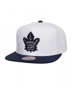 Мужская белая бейсболка Toronto Maple Leafs Core Team Ground 2.0 Snapback Mitchell & Ness