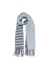 Шарф ONLY с геометрическим узором, синий